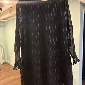 Banana Republic Black Long Sleeve Dress